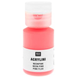 Acrylfarbe Acrylini, matt Kunststoffdose, 22 ml, neonpink