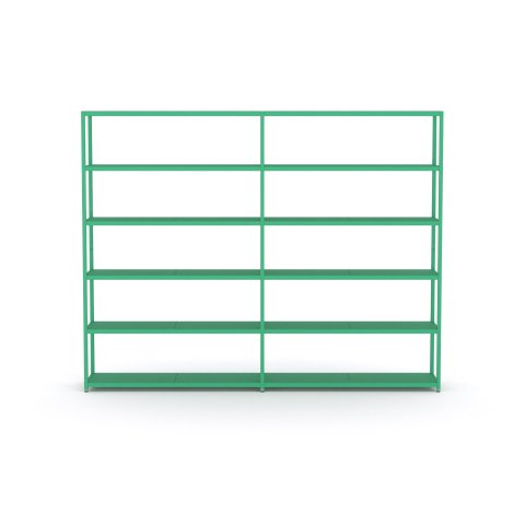 Modulor Regal M5.6 1865x2375x400mm, Malachitgrün, RAL 160 70 50, FS