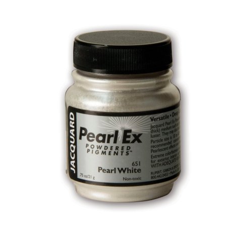 Jacquard Effektpigment Pearl Ex Dose 22 ml, Pearlwhite (651)