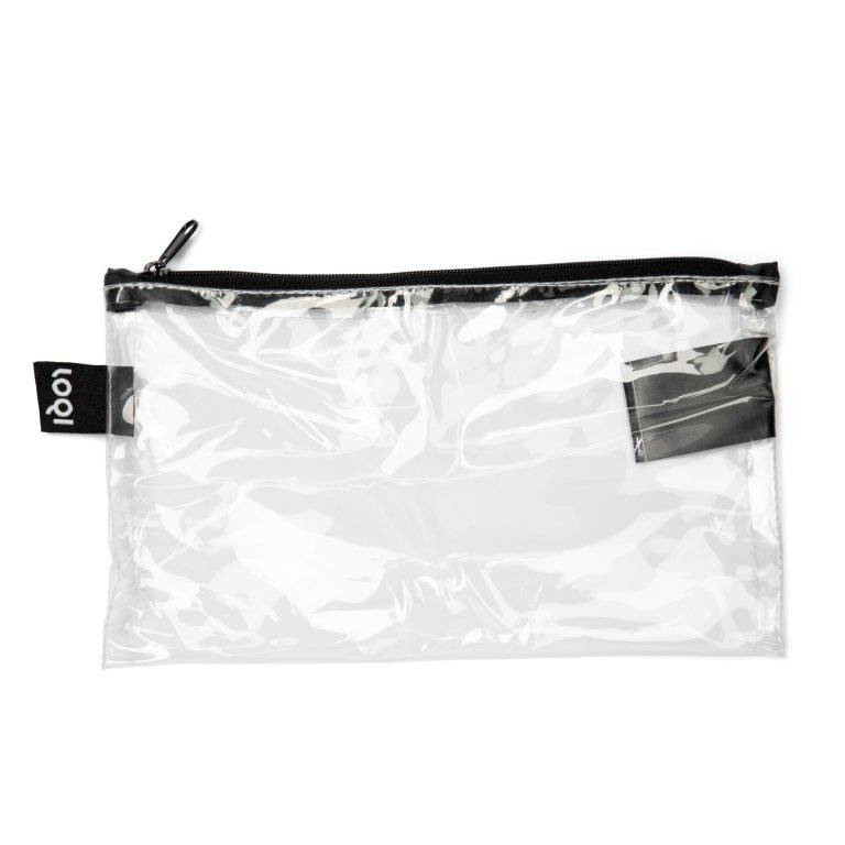 Loqi Reißverschluss Zip Pocket transparent
