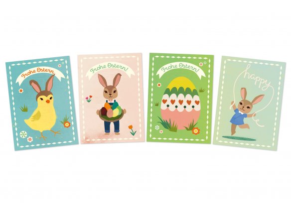 Monimari Postkarte Recyclingpapier Ostern