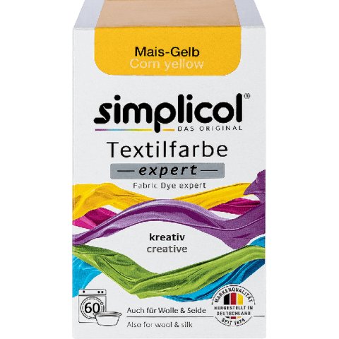 Simplicol textile dye, Expert 150 g, corn yellow