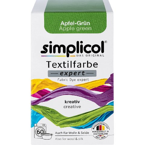 Simplicol Textilfarbe, Expert 150 g, Apfel-Grün