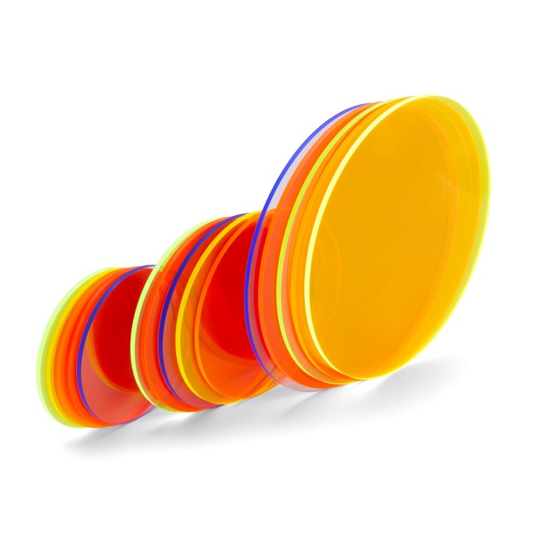 Acrylglas GS Scheiben transparent, fluoreszierend