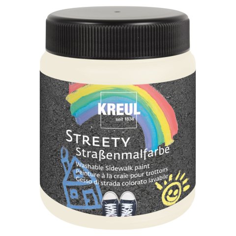 Street paint Can, 200 ml, cloudy white