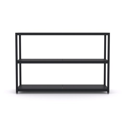 Modulor shelf M2.3 785x1200x400mm, graphite black, RAL 9011, SM