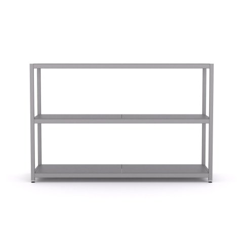 Modulor shelf M2.3 785x1200x400mm, white aluminum, RAL 9006, SM