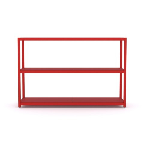 Modulor Regal M2.3 785x1200x400mm, Reinrot, RAL 3028, FS