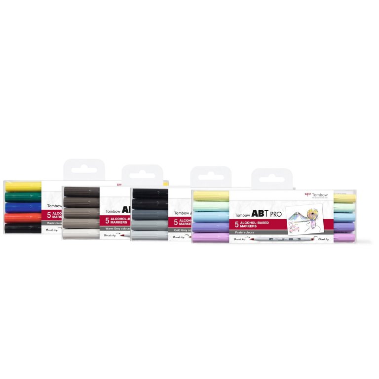 Tombow marker ABT PRO, Set of 5