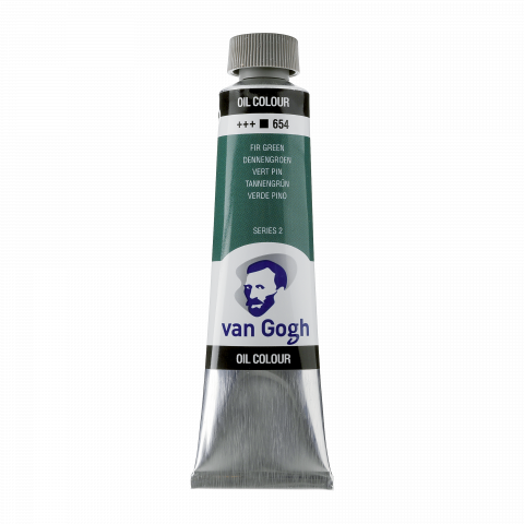 Royal Talens oil paint Van Gogh metal tube 40ml, pine green (654)