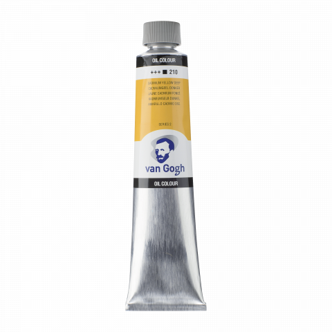 Royal Talens oil paint Van Gogh metal tube 200 ml, cadmium yellow, dark (210)