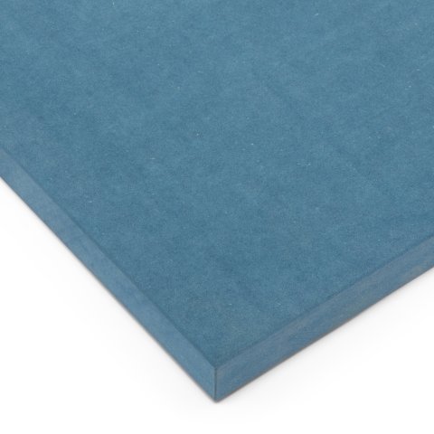 MDF durchgefärbt Möbelplatte roh mit ca. 2 mm Fase 19,0 x 360 x 360 mm, blau