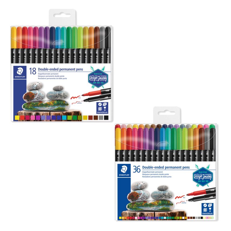 Staedtler Doppelfasermaler permanent 3187, Set