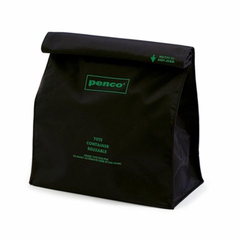 Penco To-Go Sack, Multifunktionsbeutel 10 x 20 x 26 cm, mit Klettverschl., Nylon, schwarz