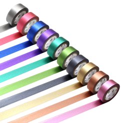Mt 1P Basic Washi tape metálico