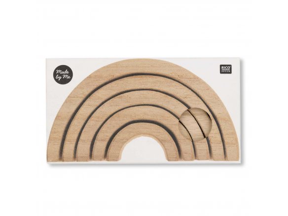 wooden rainbow
