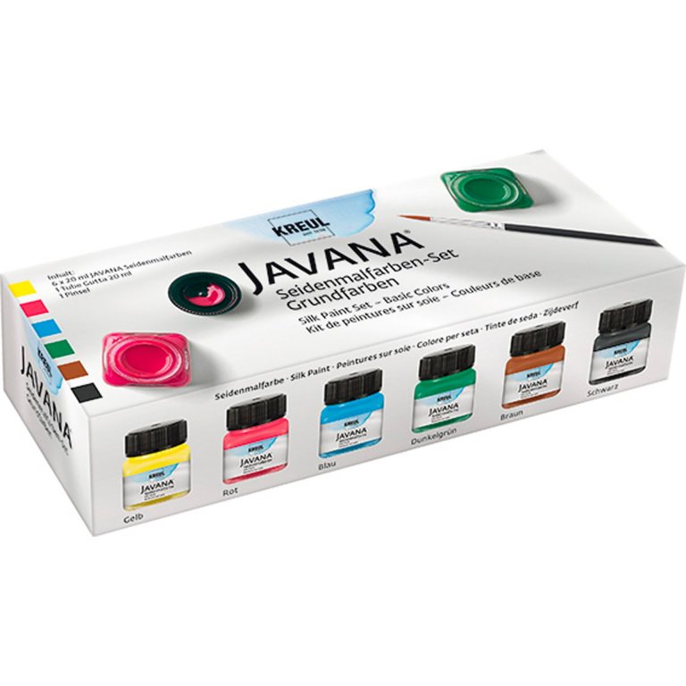KREUL vernice seta Javana Set colori di base Javana