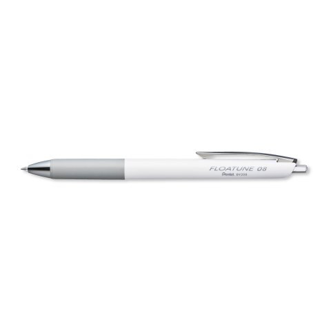 Pentel Tintenroller Floatune Stift, 0,8 mm (Strichstärke 0,4 mm), schwarz