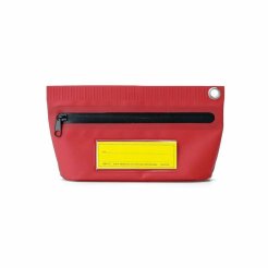 Tarp Pouch bolsa impermeable para utensilios, pequeña 23 x 12 x 6 cm, rojo