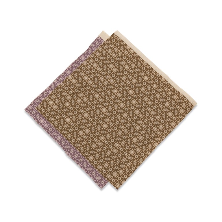 Japanischer Kimonostoff Asanoha (Sterne)