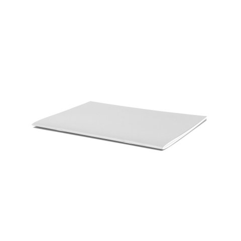 Seawhite Sketchbook bianco laminato colorato 140g/m² 297 x 210, DIN A4 verticale, 20 fogli / 40 p, grigio perla