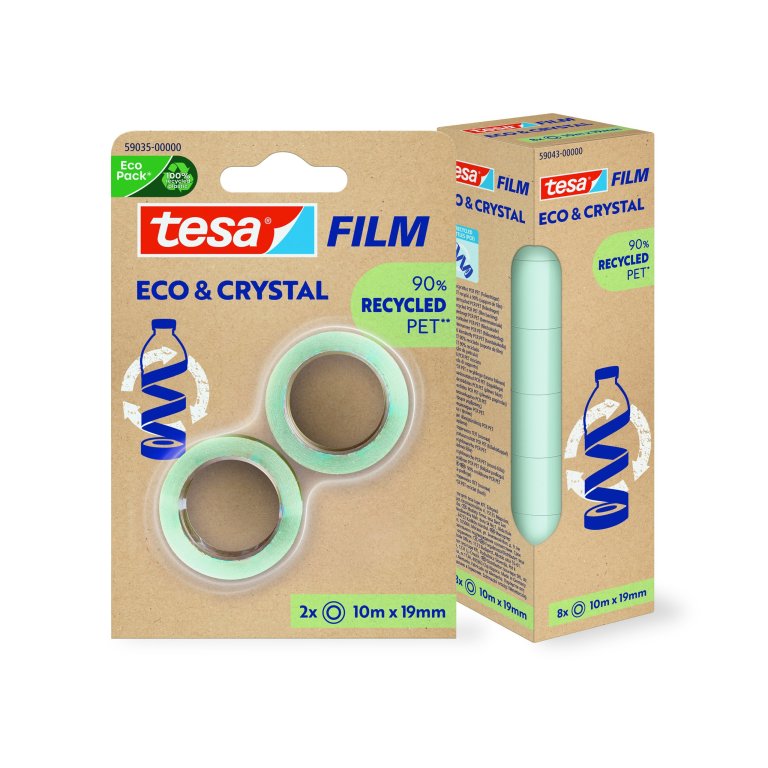 Tesa film adhesivo tesafilm Eco & Crystal