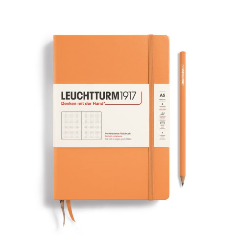 Leuchtturm Notizbuch Hardcover Recombine A5, Medium, dotted, 251 Seiten, apricot