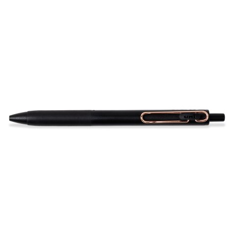 Uni-ball roller de gel con clip de oro rosa 0,5 mm, color del eje negro