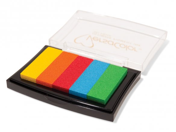 Stempelkissen Versacolour Regenbogen