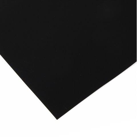 Oracal 970 Película adhesiva metálica Envoltura Fundición PVC, negro supermate, b = 300 mm
