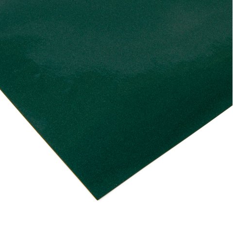 Oracal 970 Película adhesiva metálica Envoltura Fundición PVC, verde abeto metalizado, 300 x 200 mm