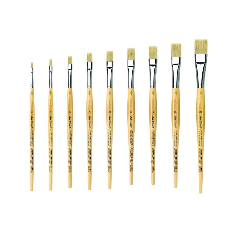 Da Vinci Junior Synthetics bristle brush, flat