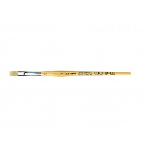 Da Vinci Bristle Bristle Brush Junior Sintetici, piatto Serie 329, dimensione 8, b = 9 mm