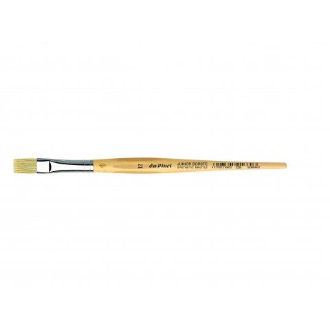 Da Vinci Bristle Bristle Brush Junior Sintetici, piatto Serie 329, dimensione 12, b = 12 mm