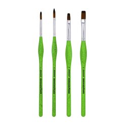 Eberhard Faber Green Winner school brushes, set of 4