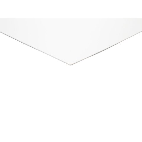 Polistirene bianco,opaco 1,50 x 245 x 495 (dimensione effettiva)