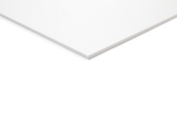 19,09€/m² Polystyrolplatte weiß 495 x 1000 x 1,0 mm Stärke Kunststoff Platte