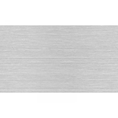 Polistirene metallizzato, colorato, spazzolato 1,0 x 520 x 1000, argento, SV = trasversale