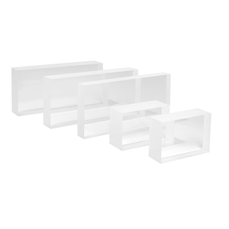 Acrylglas GS Blöcke, transparent, farblos (Zuschnitt möglich)