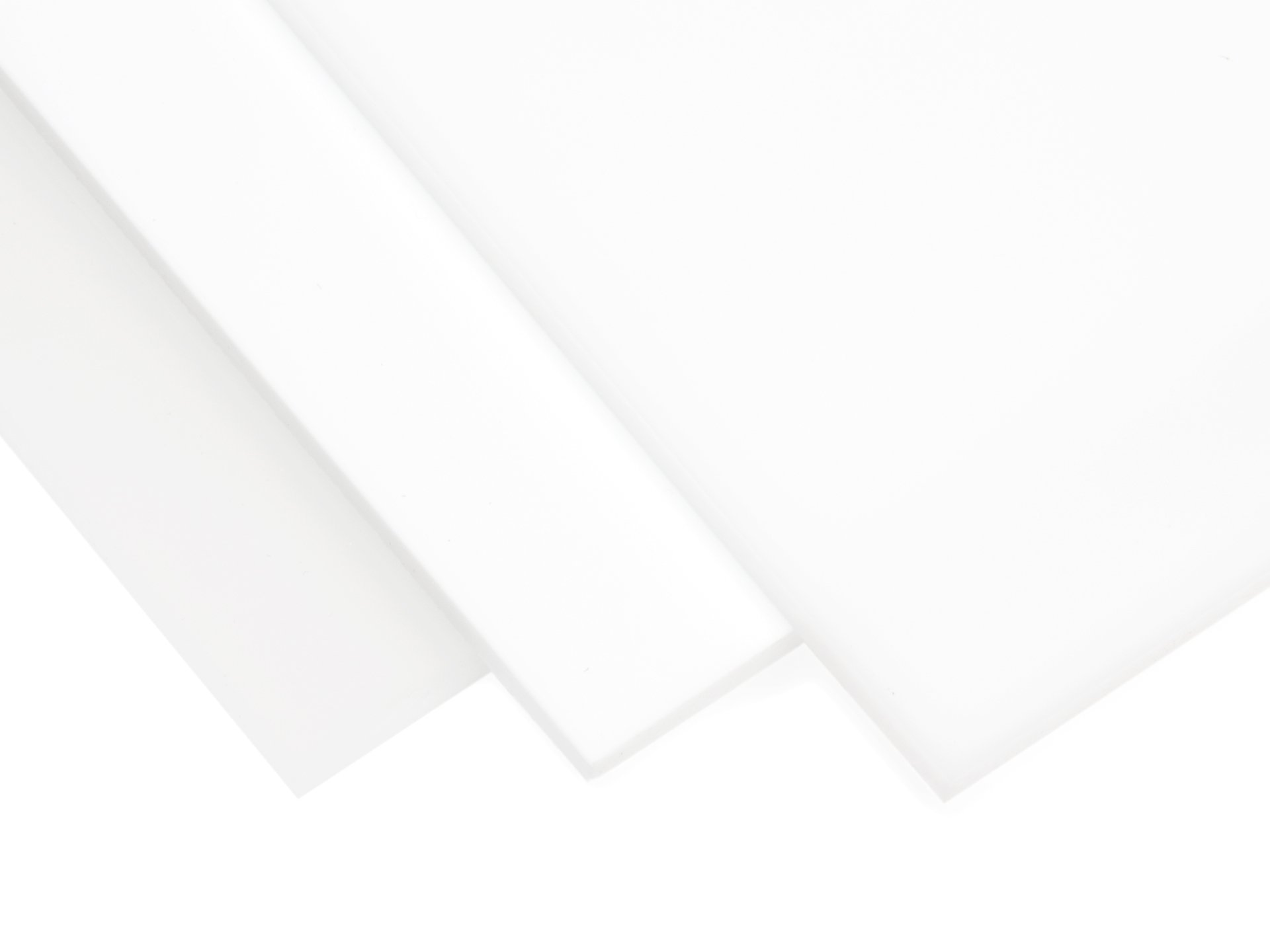 Plexiglas ® klar Formate und Stärke wählbar PMMA Acrylglas weiss milchig div 