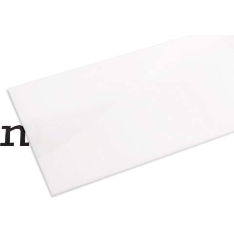 PLEXIGLAS® GS, blanco (opalino) (corte disponibiles) 3,0 x 250 x 500, blanco translúcido (WH73)