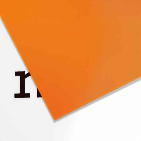PLEXIGLAS® GS de color, 3 mm (corte disponibiles) 3,0 x 1500 x 2000, naranja, opaco (2S02), (0342954)