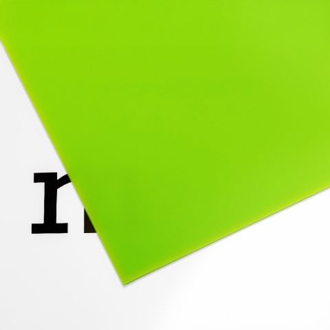 PLEXIGLAS® GS coloured, 3 mm (custom cutting available) 3,0 x 1500x2000, yellow-green, transl. (6H02), 034
