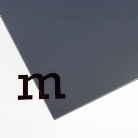 PLEXIGLAS® GS farbig, 3 mm (Zuschnitt möglich) 3,0x1500x2000, mittelgrau, transp. (7C83), 0343097