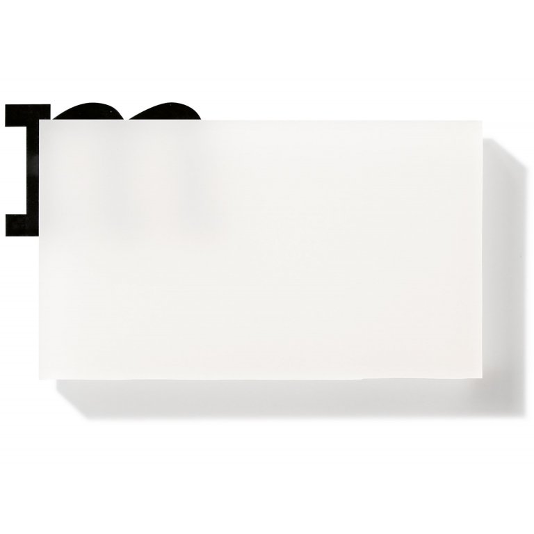 PLEXIGLAS® Satinice DC, 2-sides satiny, white (custom cutting available)
