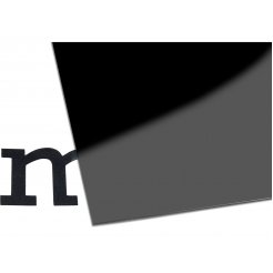 Präzisions-Acrylglas opak, schwarz