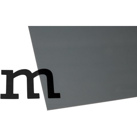 Vetro acrilico di precisione trasparente, colorato 1,0 x 740 x 1000, grigio medio (S 661 /1,0)
