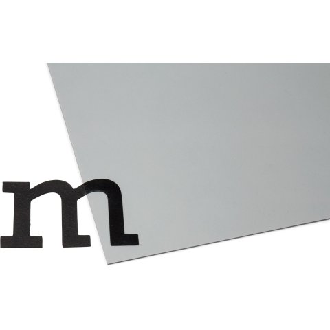 Vetro acrilico di precisione trasparente, colorato 1,0 x 180 x 330 x 180 x 330, grigio chiaro