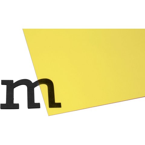 Vetro acrilico di precisione trasparente, colorato 1,0 x 180 x 330 x 180 x 330, giallo