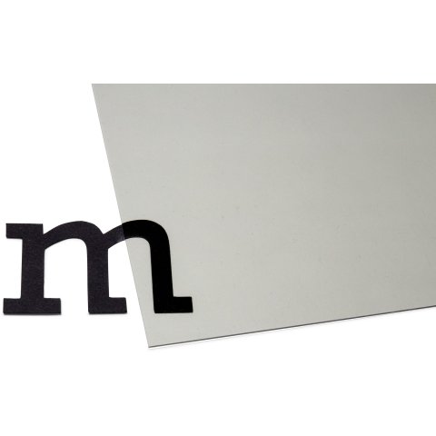 Vidrio acrílico de precisión, transp., de color 1,0 x 180 x 330, gris claro (marrón)